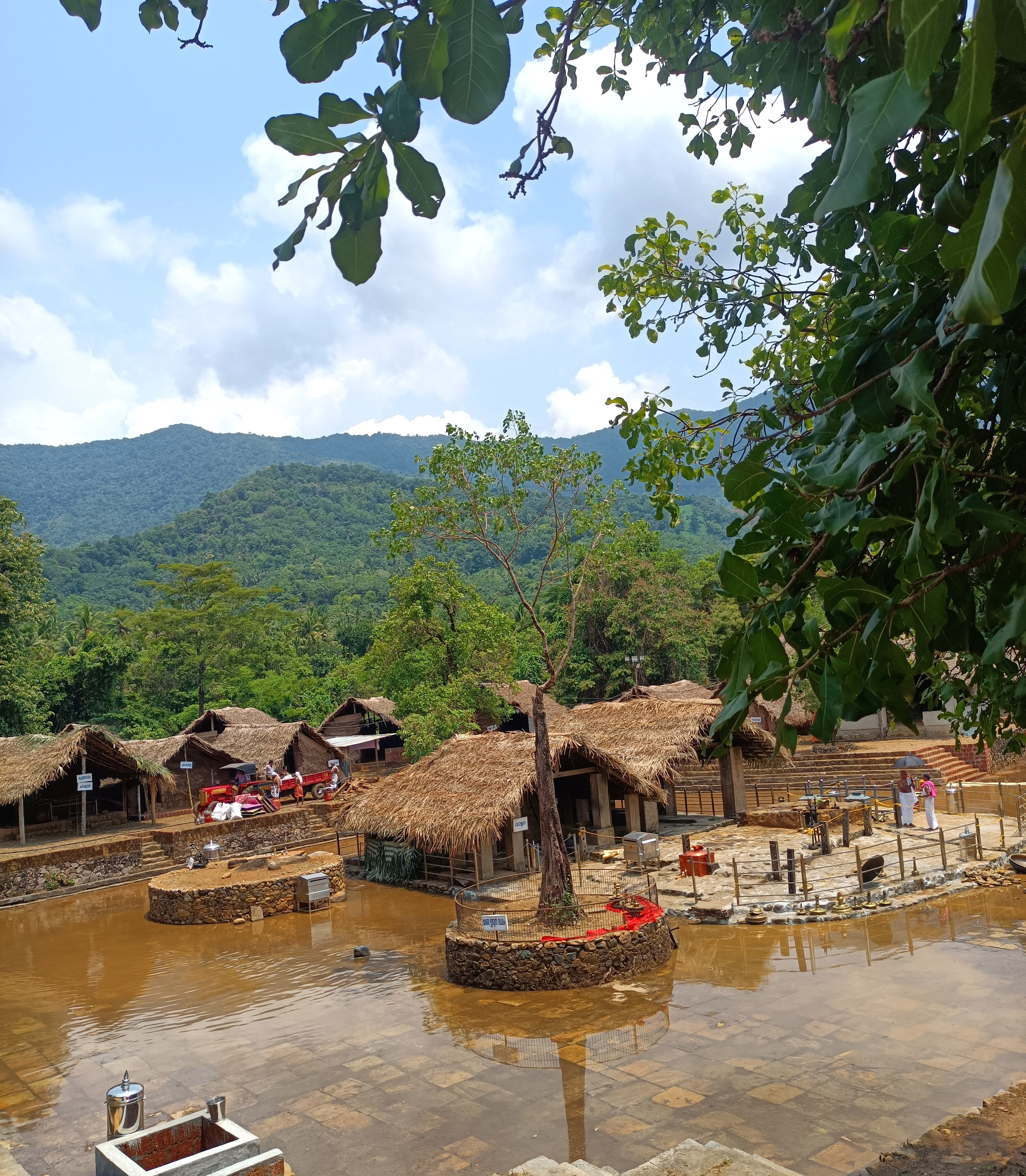 Kottiyoor Temple sacred grove on the banks of Bavali river, Kannur, Kerala
