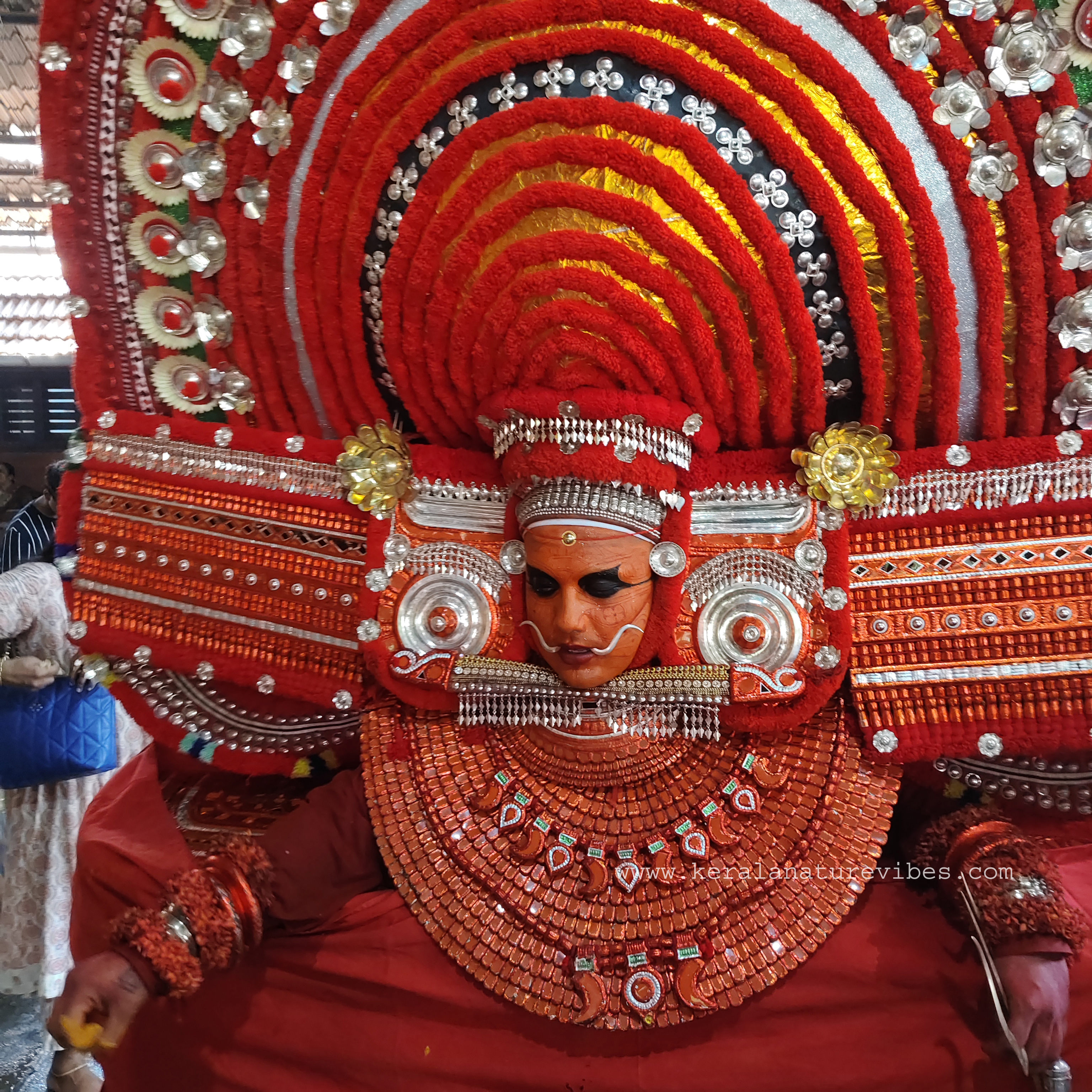 Puthiya Bhagavathy Theyyam, performed at Puthiyedath Kavu, Taliparamba